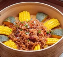 Corn and Pumpkin Steamed Pork Ribs