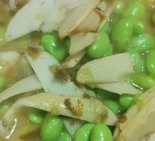 Snow菜 Bamboo Shoots and Edamame