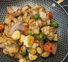 Spicy Frog Legs in Dry Pot