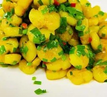 Leek and Small Potato Stir-fry
