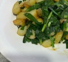 Leek and Small Potato Stir-fry