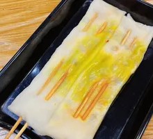 Sour Pickled Beans with Tiao Pi Skewers