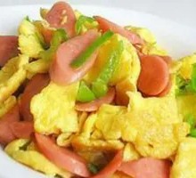Hot Dog Fried Egg