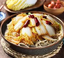Spicy and Sour Napa Cabbage Noodles