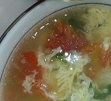 Tomato Egg Drop Soup