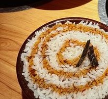 Soy Sauce Rice in Small Bowl