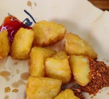 Yunnan Potatoes with Crispy Rice Cake