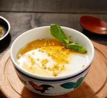 Black Sugar Ice Tofu Pudding
