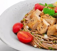 Moroccan Chicken Buckwheat Noodles