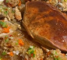 Steamed Bread Crab with Garlic and Vermicelli