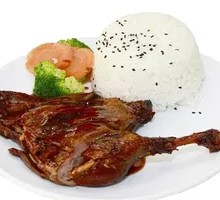 Braised Duck Leg Rice