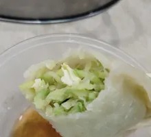 Cucumber and Egg Handmade Steamed Dumplings