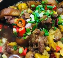 Braised Pig Tail with Chestnuts