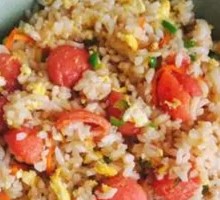 Special Hot Dog Fried Rice