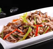 Egg and Pork Stir-Fried Rice with Greens