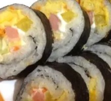 Egg Yolk and Pork Floss Roll