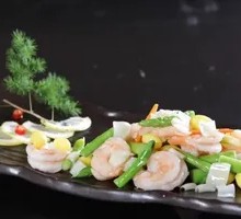 Bamboo Shoots, Lily Bulb, and Shrimp Stir-Fry