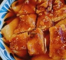 Stewed Pork Ribs with Rice Cake