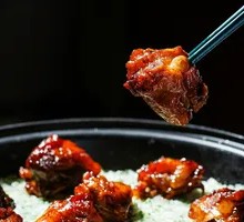 Pork Rib and Rice Cracker Stew