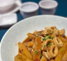 Octopus and Rice Cake Stew