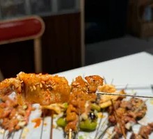 Thin-sliced pork belly