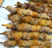 Freshly Skewered Lamb