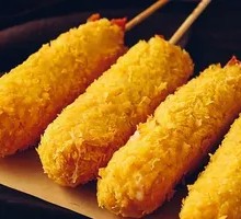 Melted Cheese Hot Dog Sticks