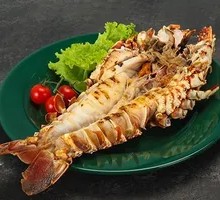 Live Lobster with Garlic Vermicelli Steamed