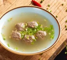 Beef Meatball Soup