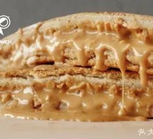 Homemade Ground Peanut Butter Sandwich