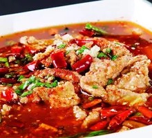 Sichuan-style Boiled Tofu with Pork Slices