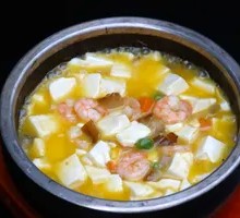 Sea Cucumber Stone Pot Tofu