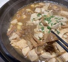 Fried Tofu with Pork Intestines