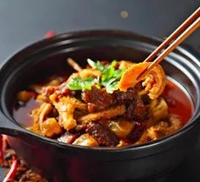 Radish and Beef Offal Hot Pot