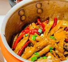 Pressure Cooker Chicken Feet and Wing Tips