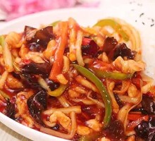 Fish-Flavored Shredded Pork Rice Bowl