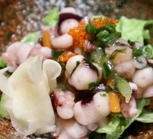 Raw Octopus with Mustard