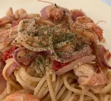 Spicy Shrimp Cream Pasta