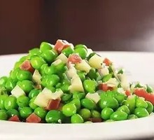 Three-Diced Sweet Peas