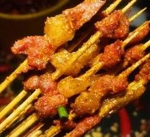 Carbon-Grilled Handmade Lamb Skewers