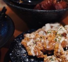 Snowflake Onion Fried Chicken Nuggets