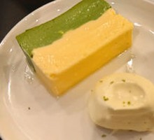 Matcha Grapefruit Basque