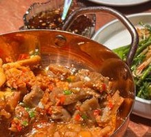 Stinky Bamboo Shoots with Water Spinach