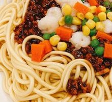 Shrimp Fried Sauce Noodles