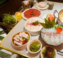 Bamboo Fish Porridge Yinyang Pot