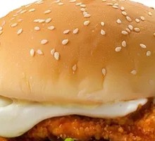 Spicy Chicken Burger with Ice-Cold Cola