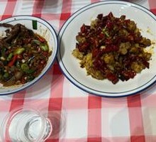 Stir-fried Beef Brisket Oil with Palm Meat