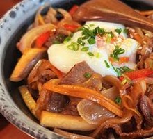 Beef Hot Spring Egg Rice
