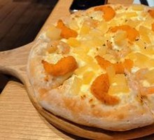 Double Shrimp Pineapple Pizza