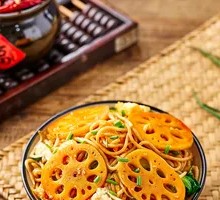 Lotus Root Slices with Rice Noodles